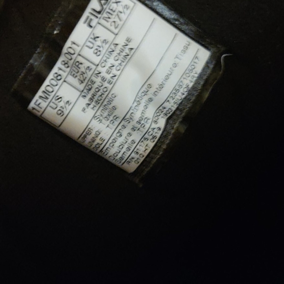 Fills Vulcan black high top shoes - Picture 3 of 6